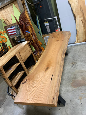 Live Edge Red Oak Slab
