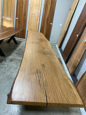 Live Edge Post Oak Slab