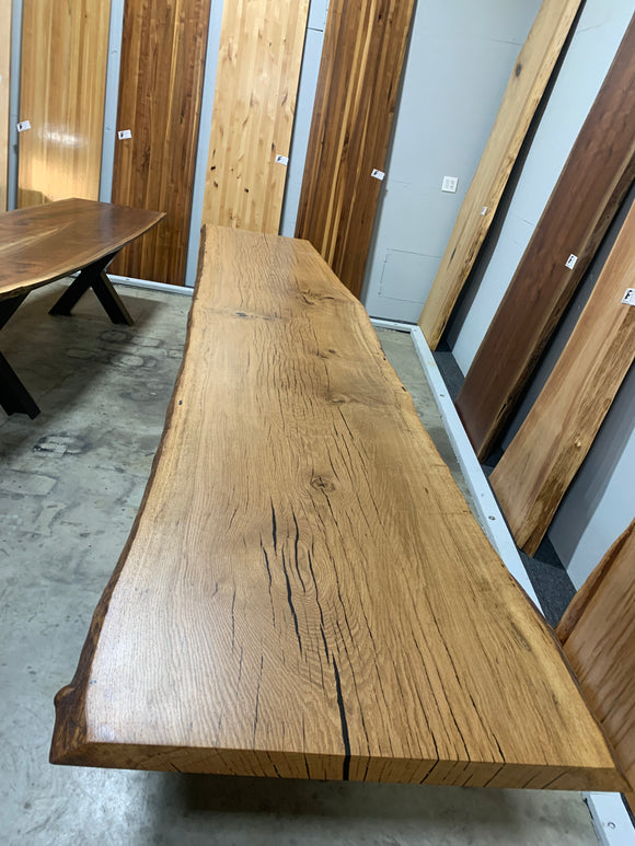 Live Edge Post Oak Slab