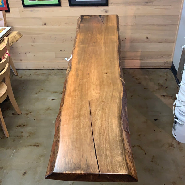 Live Edge Spalted Pecan Slab