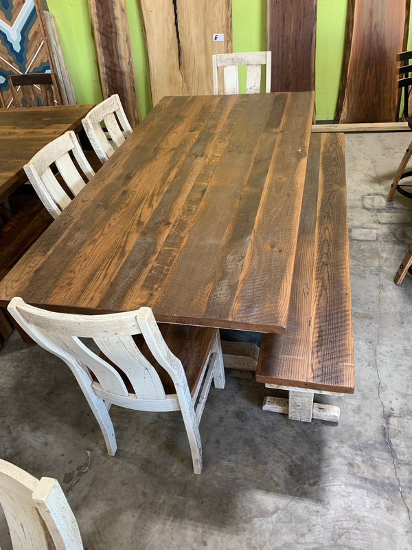 Settler Table Solid Top
