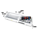 HDPE Reusable Epoxy Resin Form 17” x 4.25” x 1"-2