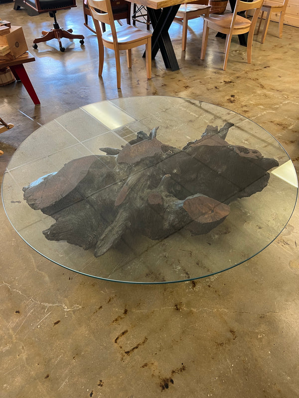 Large Redwood Coffee Table
