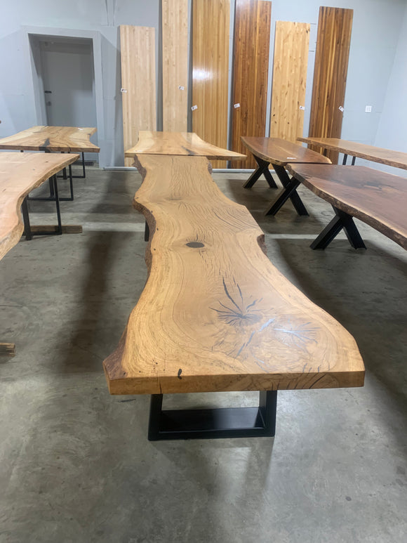 Live Edge Post Oak Slab