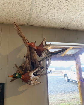 Getting Flushed Carved Ducks - 0