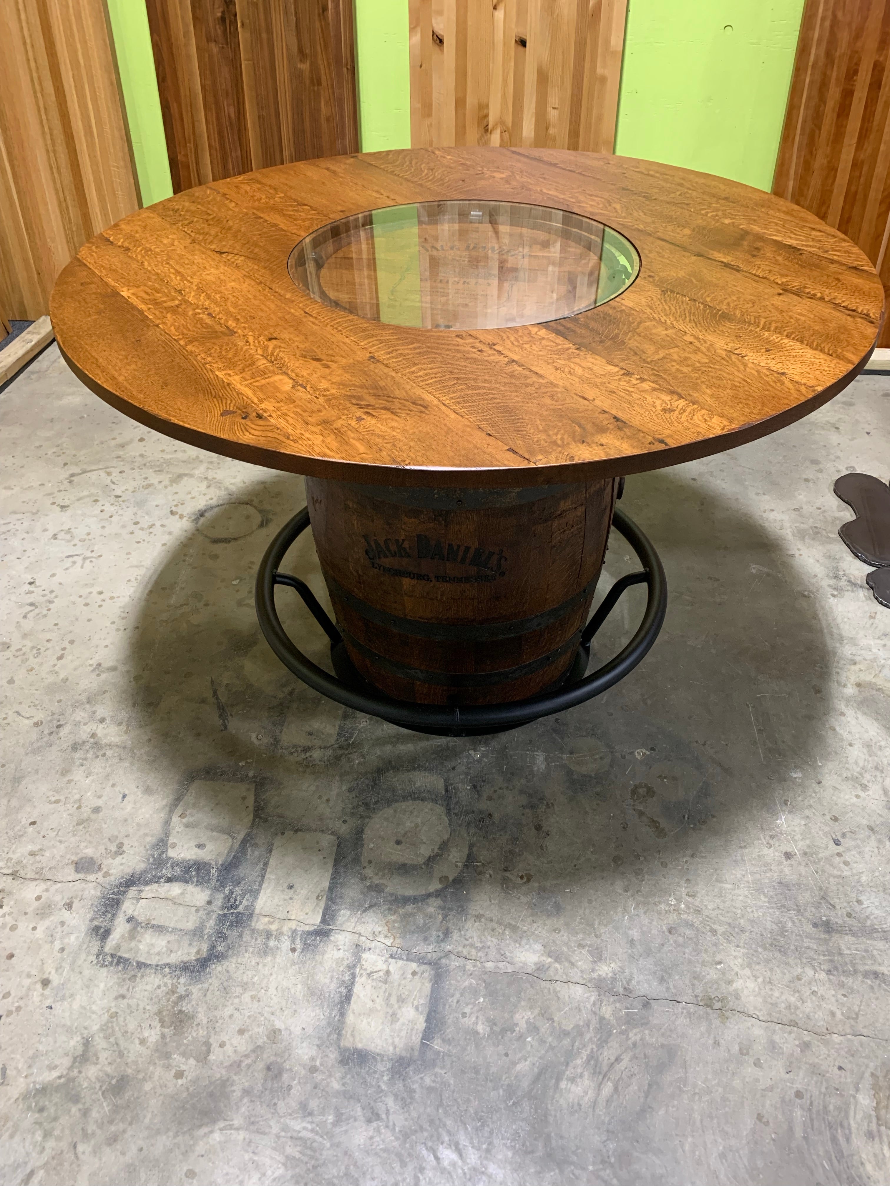 Jack Daniels Barrel Table - 0