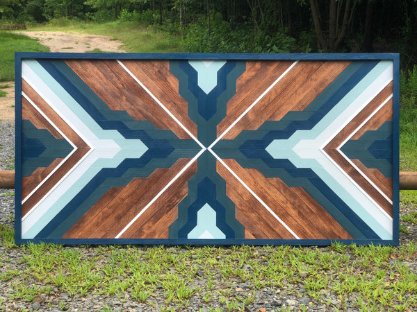 Wood Mosaic Wall Art