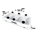 HDPE Reusable Epoxy Resin Form 18.5” x 8.5” x 2”-4