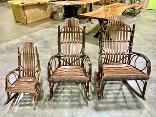 Buy black-painted Willow Rocking Chairs