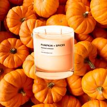 Glass Tumbler Soy Candle - Pumpkin/Spices-Calyan Wax Co-candle 