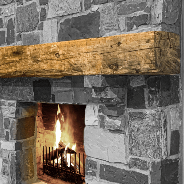 Reclaimed Fireplace Mantel Beams