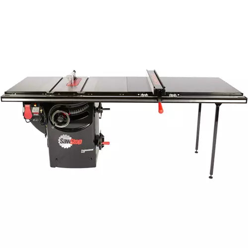SawStop T30409 - 10" 3 HP 230V Professional Table Saw with 52" T-Glide Fence Assembly