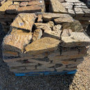 Orange / Yellow Ripple Face Chop Rock-1