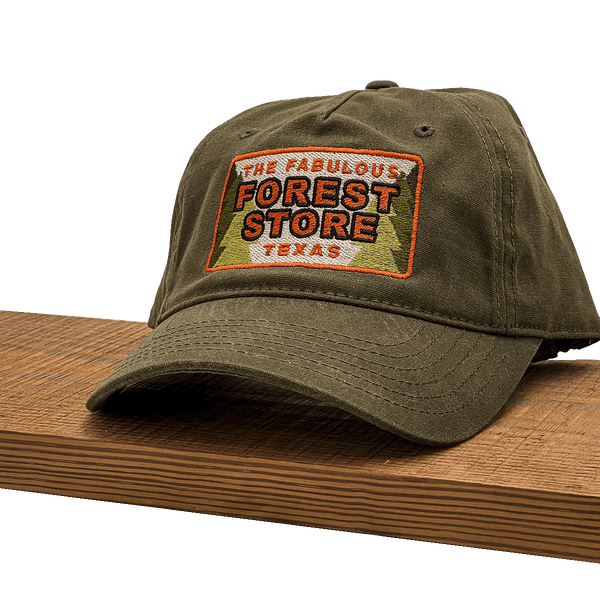The Forest Store Green Canvas Hat