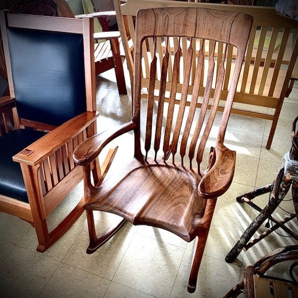 Walnut Rocking Chair