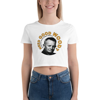 Buy white Need Good Wood? Women’s Crop Tee